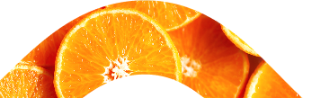 naranjas en forma de olas